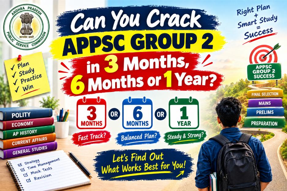Can You Crack APPSC Group 2 in 3 Months 6 Months or 1 Year